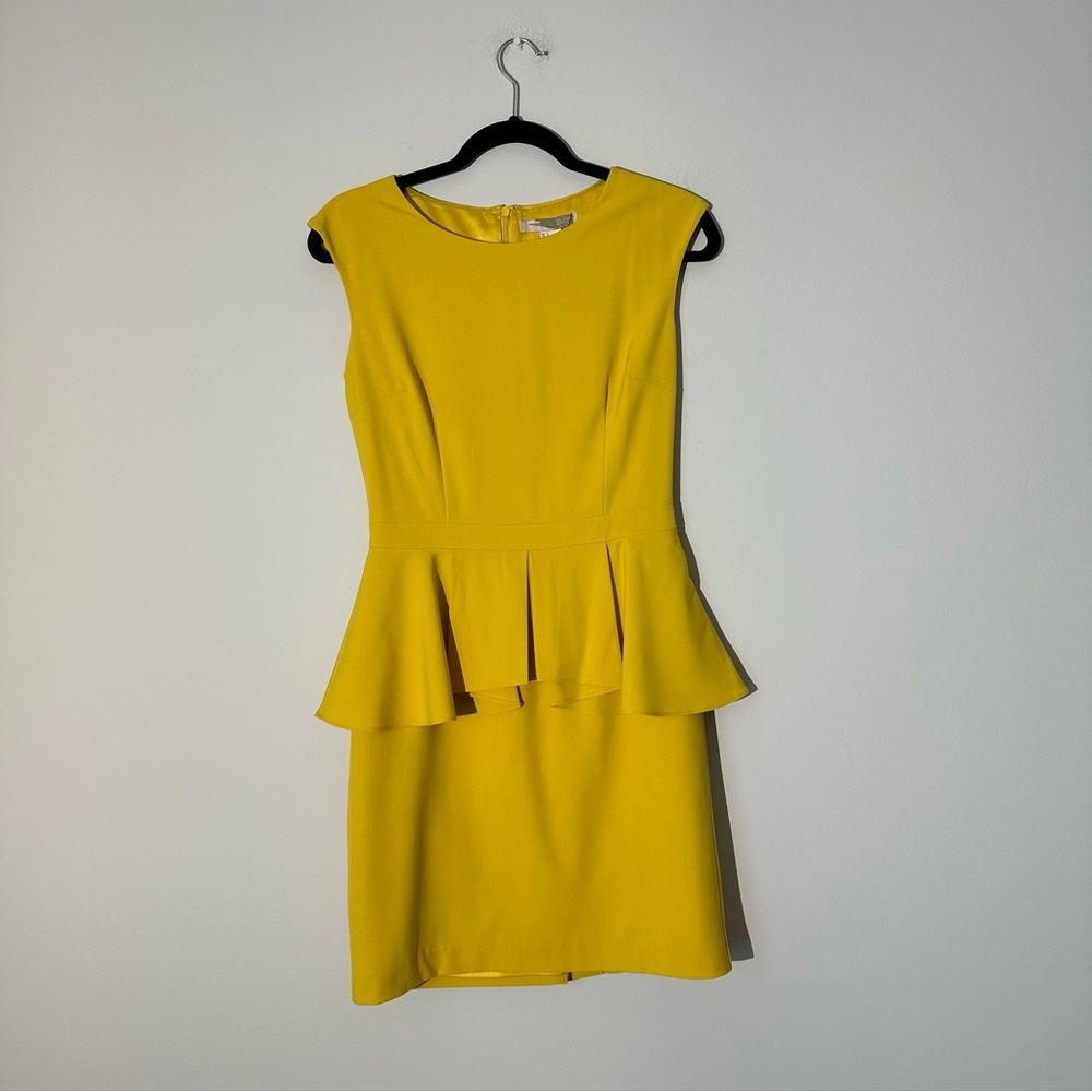 Love21 sleeveless yellow dress size S